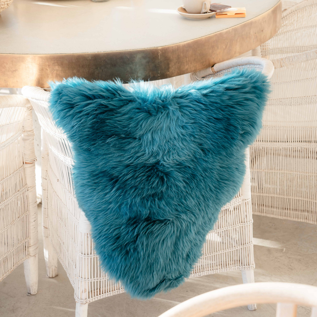 Sheepskin Rug - Teal