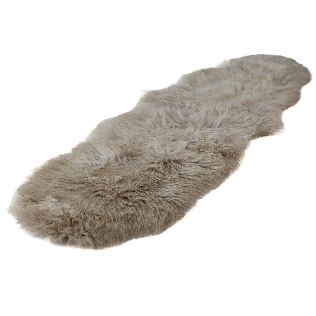 New Zealand Long Wool Sheepskin Rug - Double