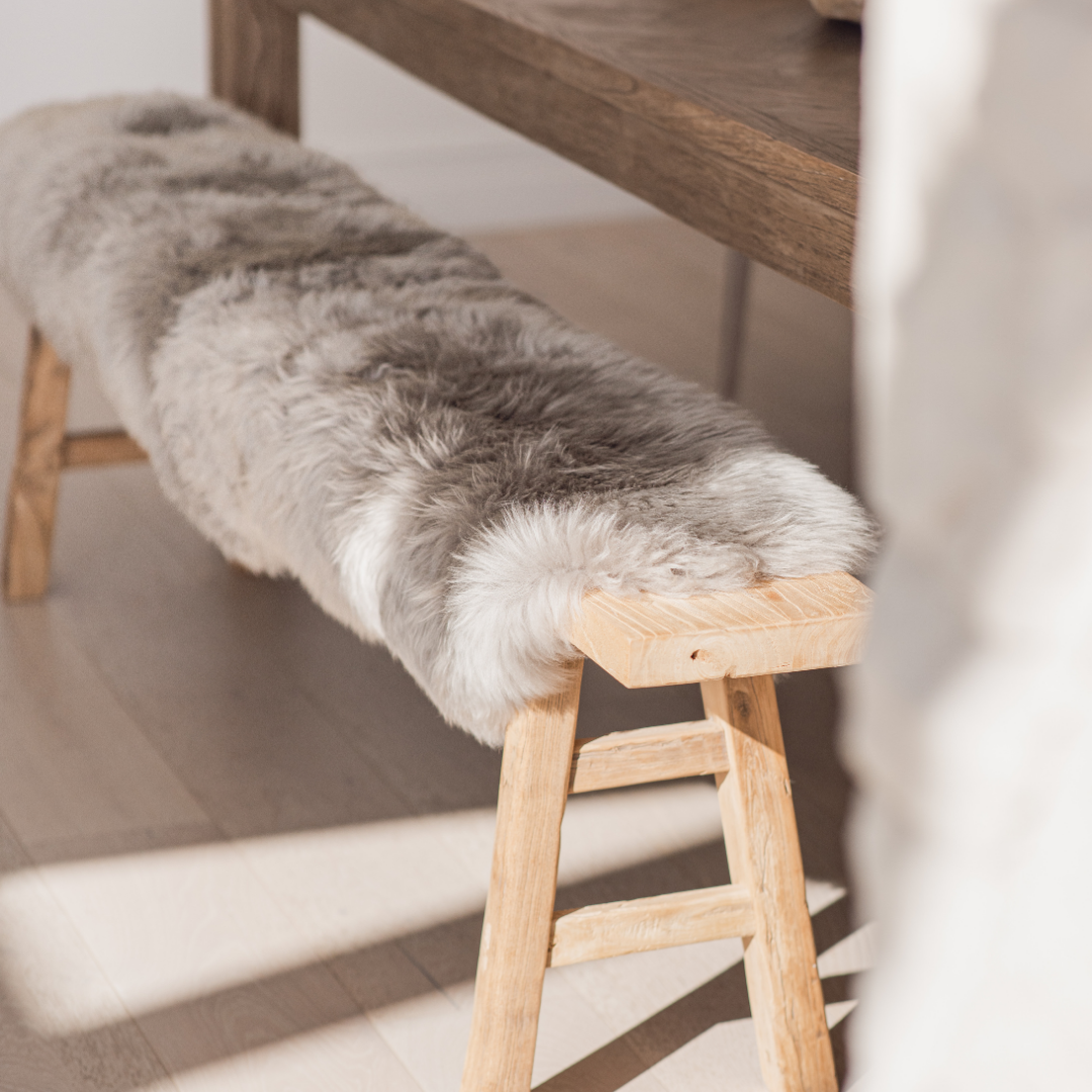 Sheepskin Rug - Double - Grey