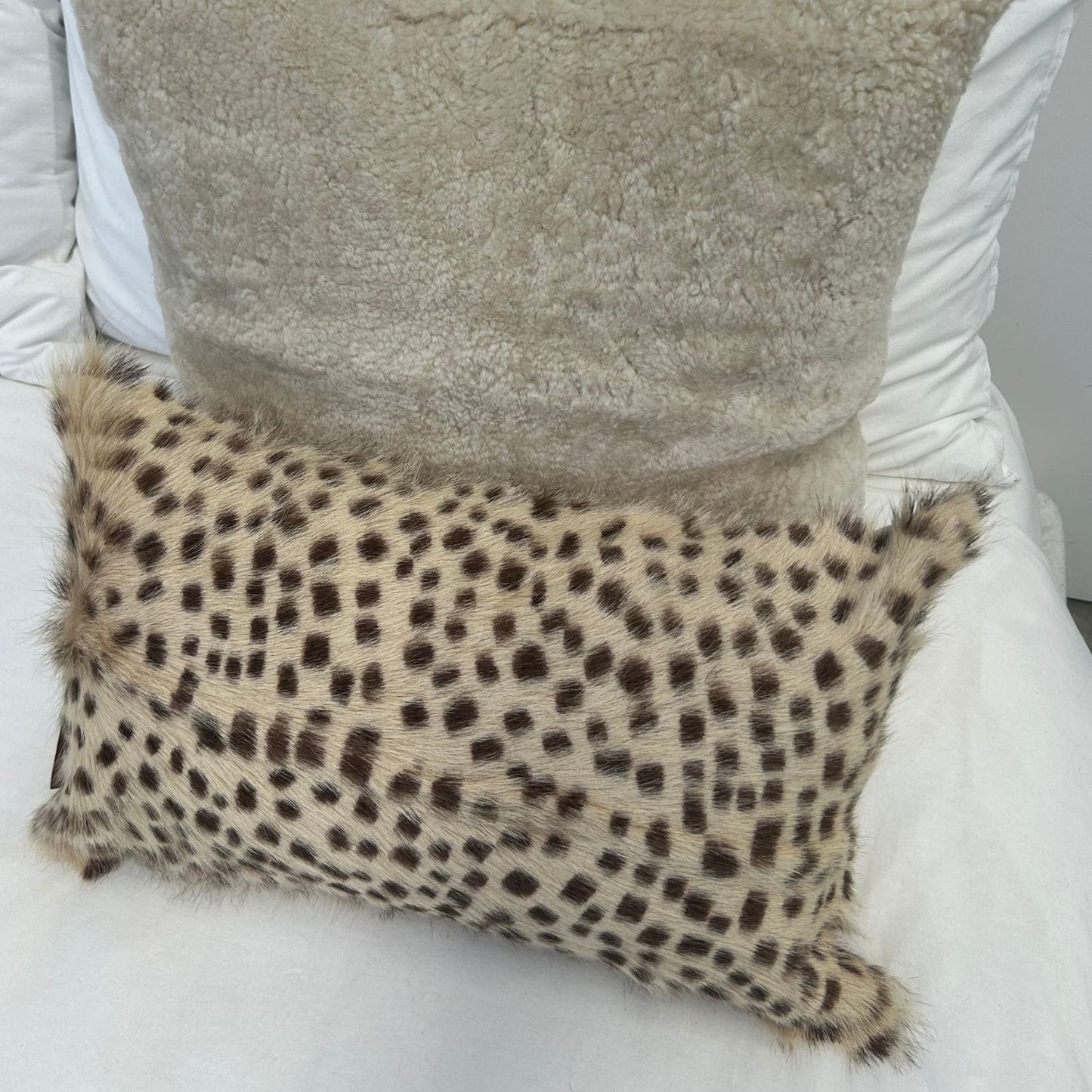 Animal Print Goat Skin Cushion Covers (30x50cm)