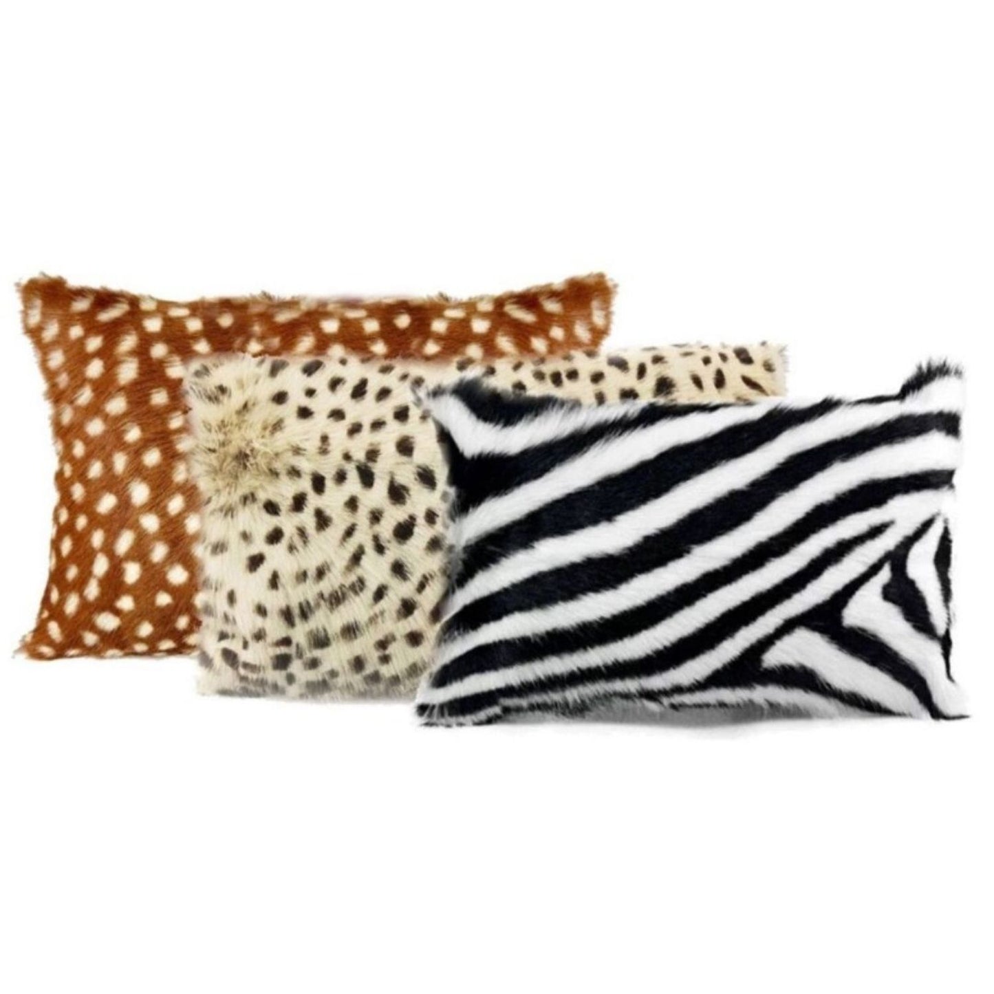 Animal Print Goat Skin Cushion Covers (30x50cm)