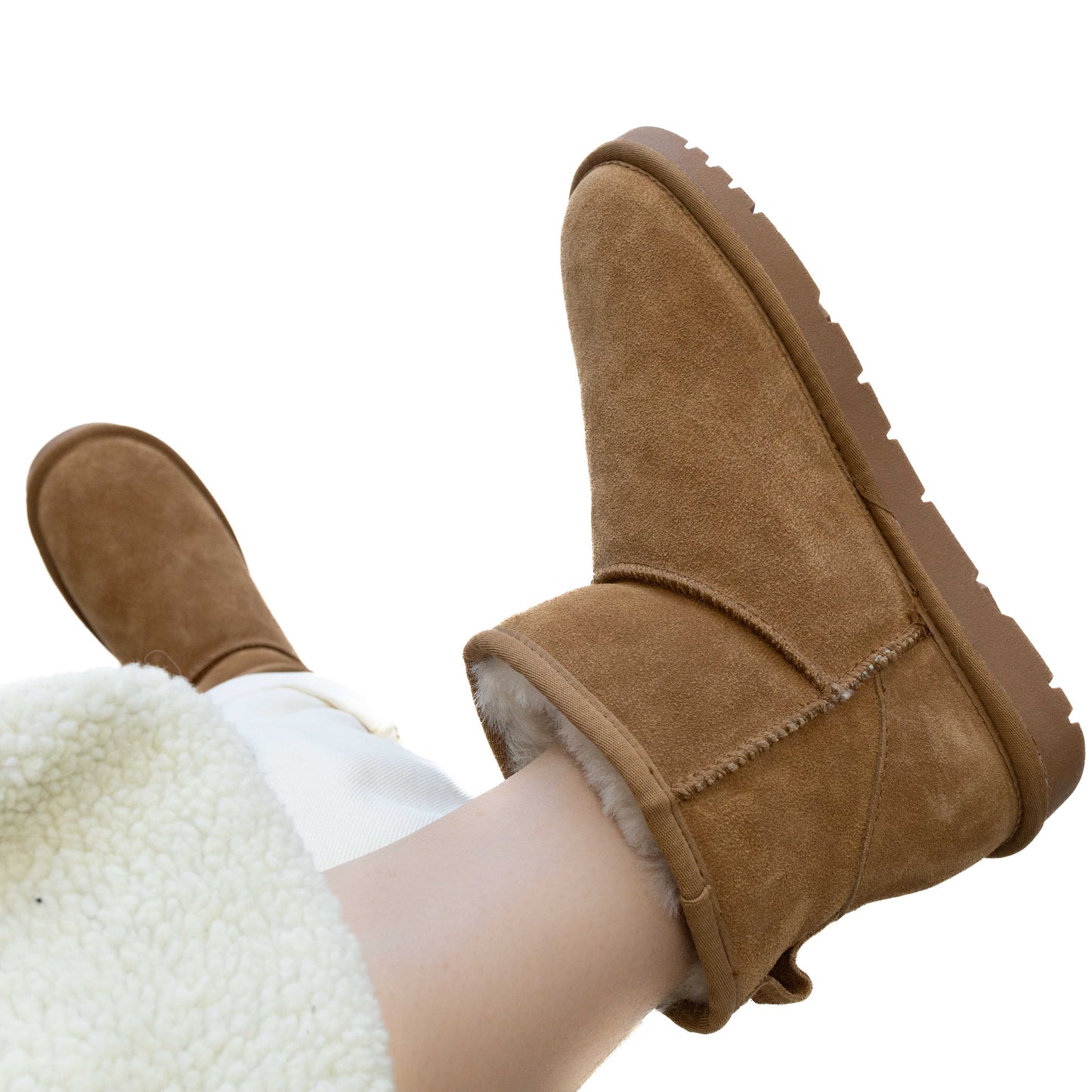 Classic Sheepskin Ankle Boot Natural/Tan