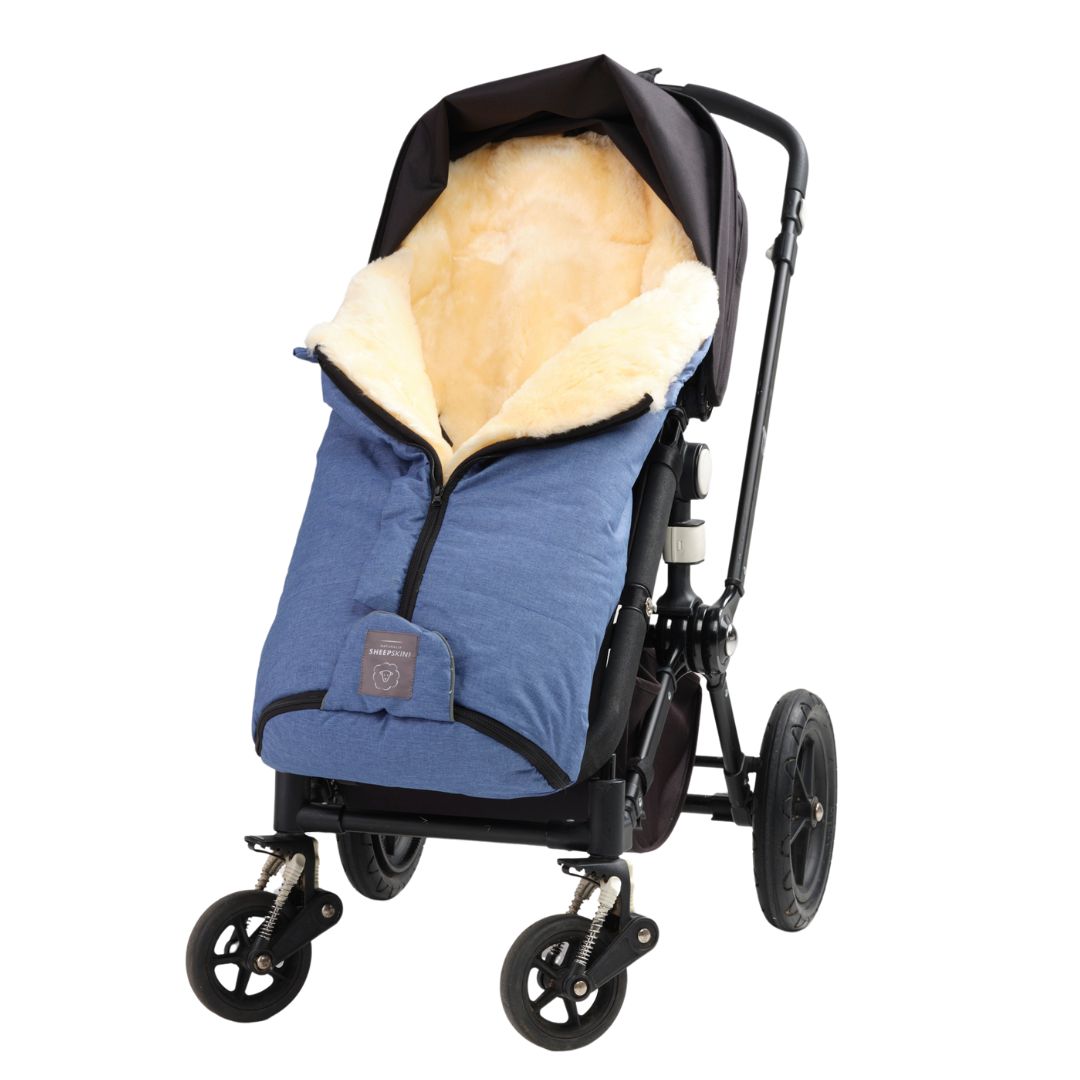 Weatherproof Lambskin Footmuff with Centre Zip (Universal Fit)