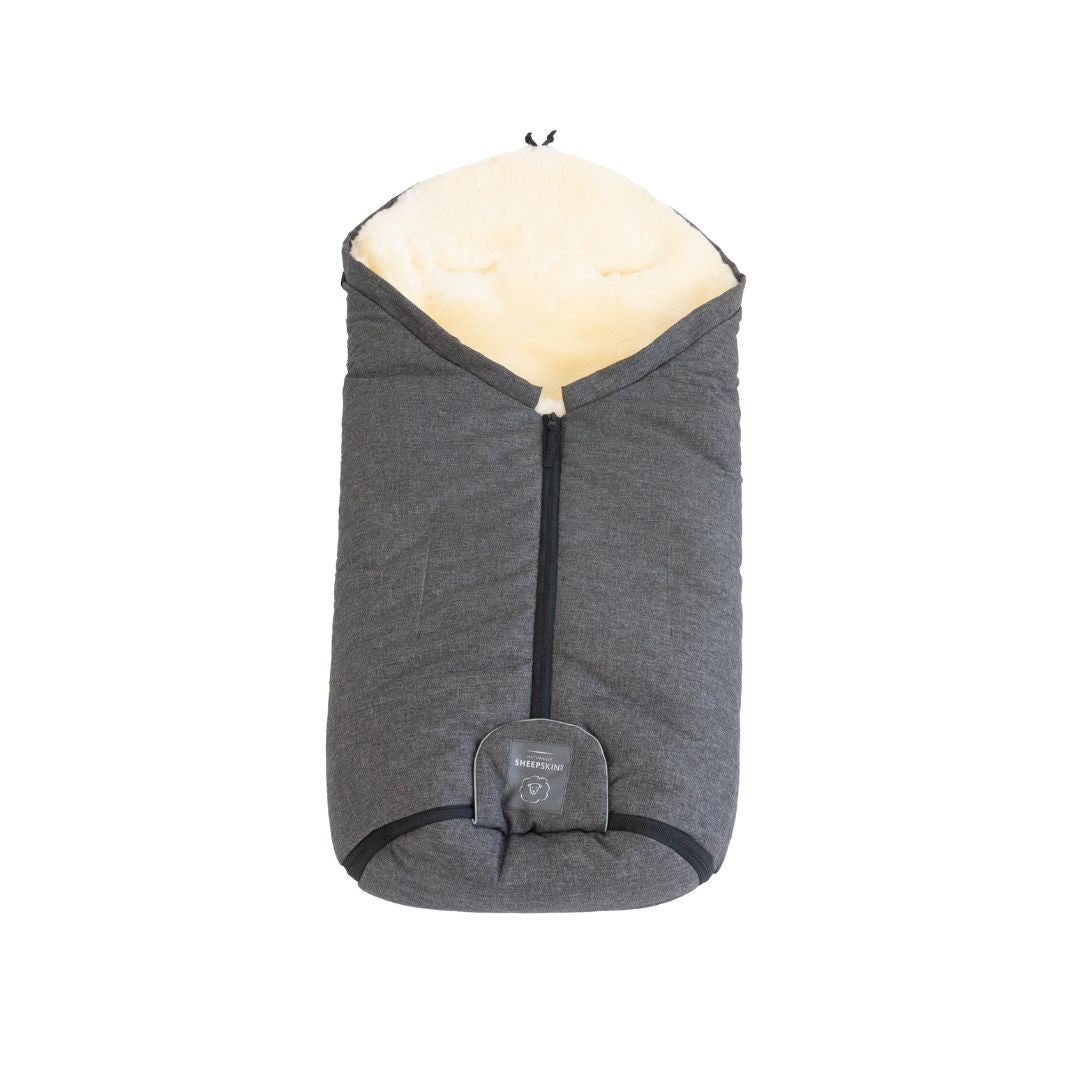 Weatherproof Lambskin Footmuff with Centre Zip (Universal Fit)