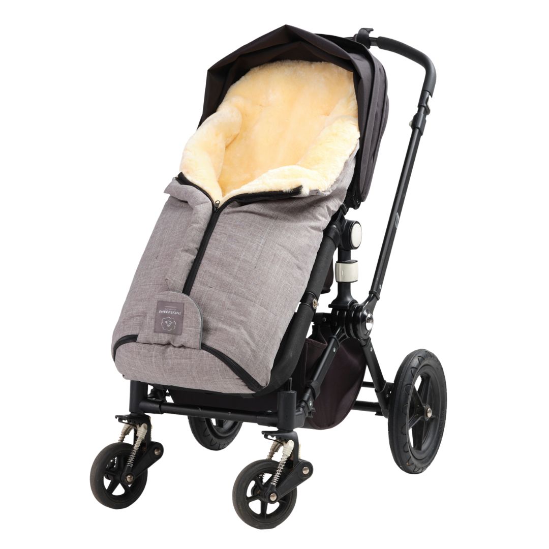 Weatherproof Lambskin Footmuff with Centre Zip (Universal Fit)