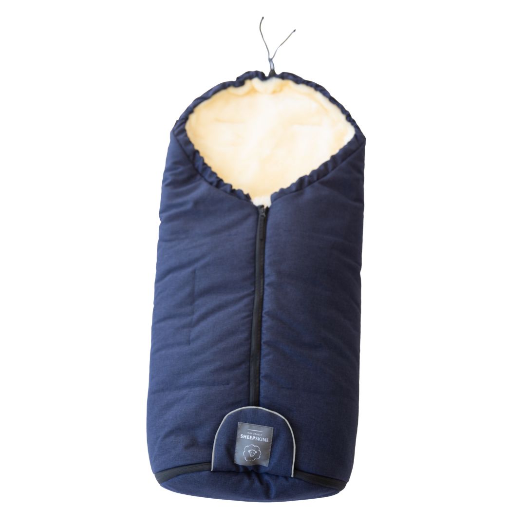 Weatherproof Lambskin Footmuff with Centre Zip (Universal Fit)