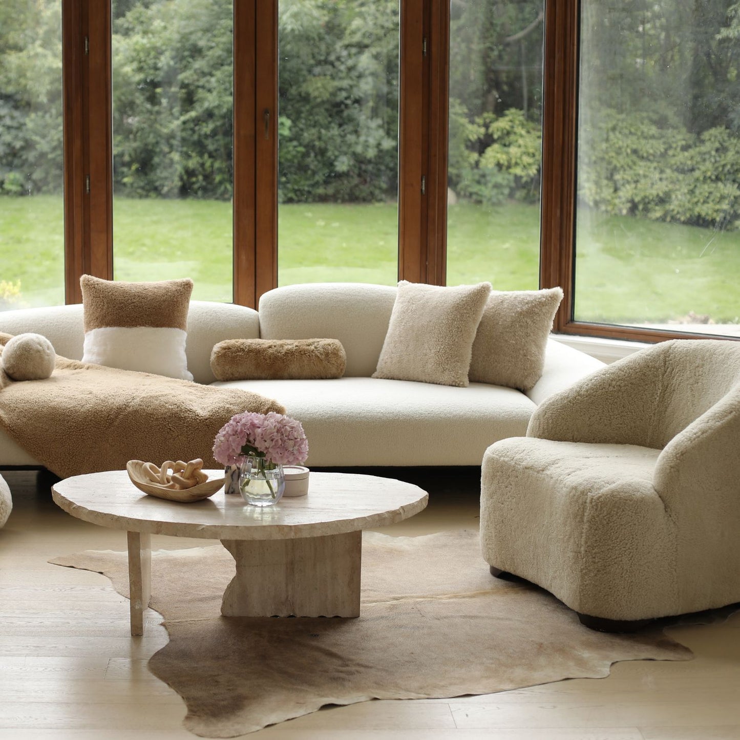 Shearling Sheepskin Cushions
