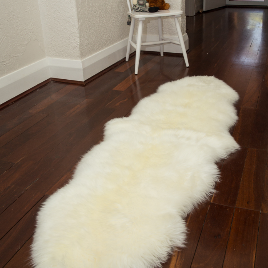 Sheepskin Rug - Double - Ivory