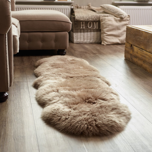 Sheepskin Rug - Double - Mocha