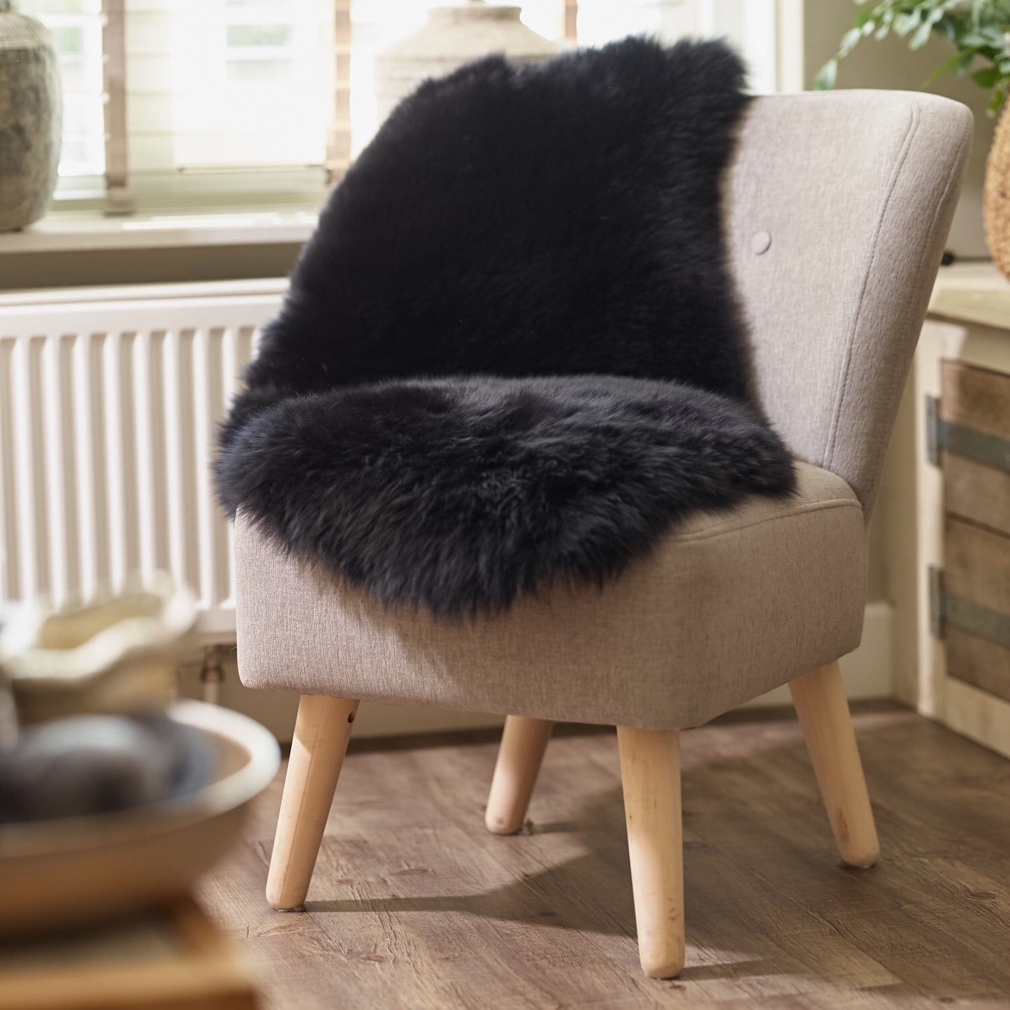 Sheepskin Rug - Single - Black