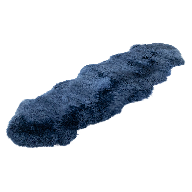 Sheepskin Rug - Double - Navy