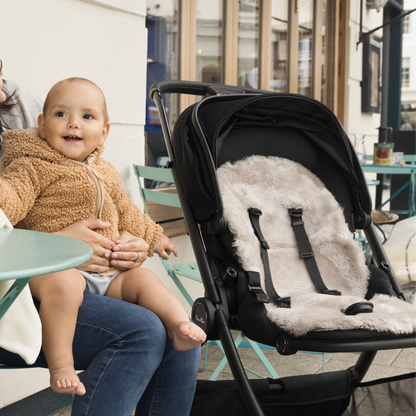 Shorn Wool Lambskin Liner. Universal Pram Liner Naturally Sheepskins