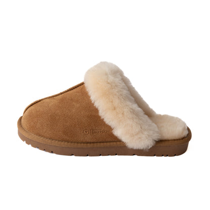 Classic Sheepskin Scuff Slipper, Slip On, Unisex Naturally