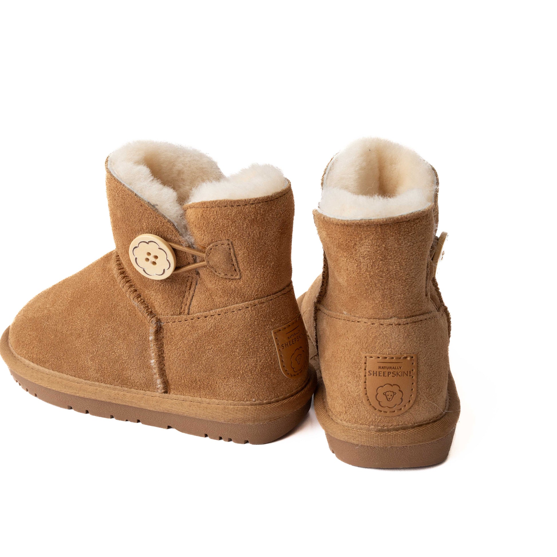 Kids Classic Sheepskin Unisex Sheepskin Slipper Naturally