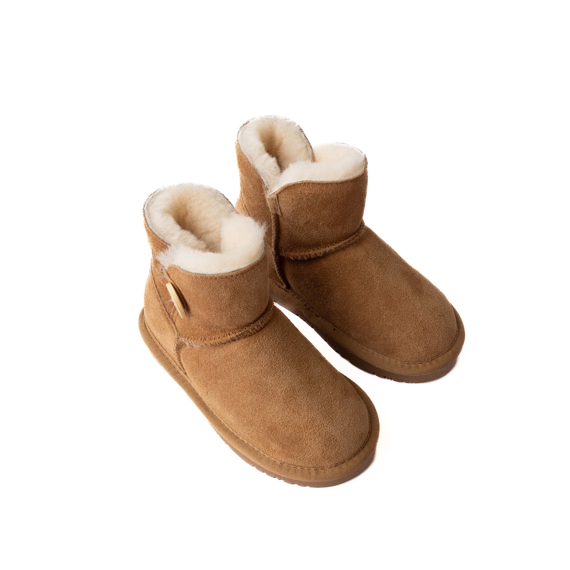 Suede Just Sheepskin Baby Boots Kids Classic Sheepskin Unisex