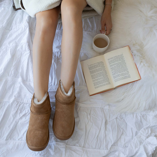 Classic Sheepskin Ankle Boot Natural/Tan