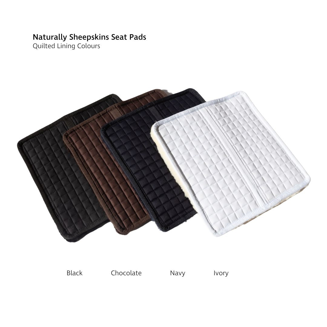 Quilted Poly-Cotton Lining in Ivory, Navy, Brown and Black