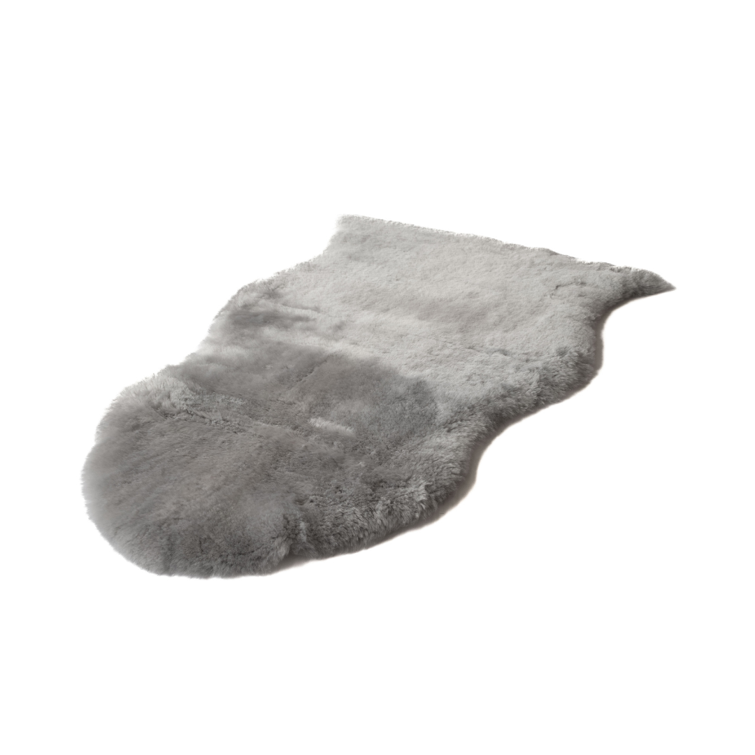 Medium Lambskin Baby Rug in Grey