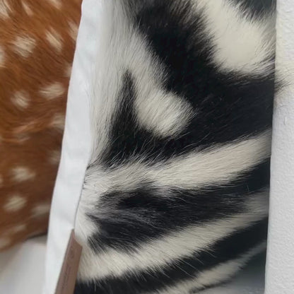 Animal Print Goat Skin Cushion Covers (30x50cm)