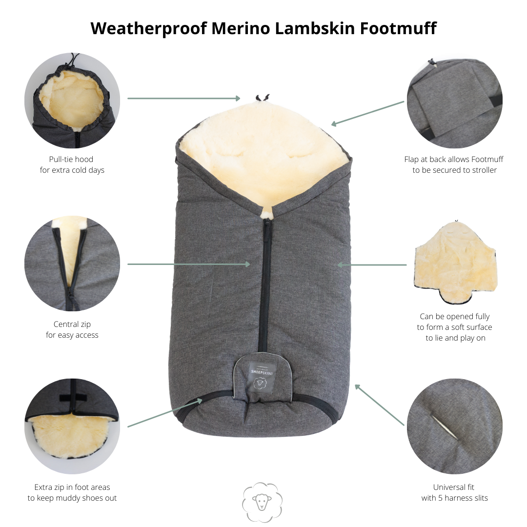 Sheepskin Footmuff - Key Features