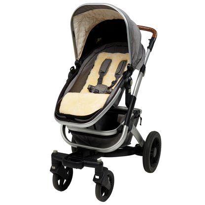 Lambskin Pram Liner. Natural Sheepskin Pram Insert Naturally Sheepskins