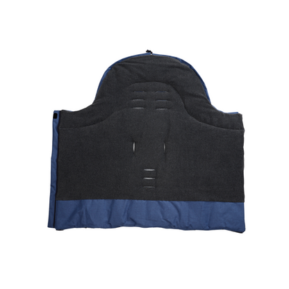 Fleece Footmuff - Linear Blue