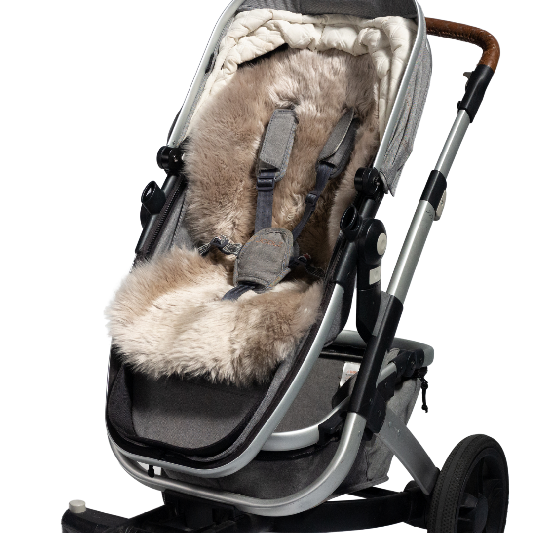 Midi Wool Lambskin Liner. Universal Pram Liner